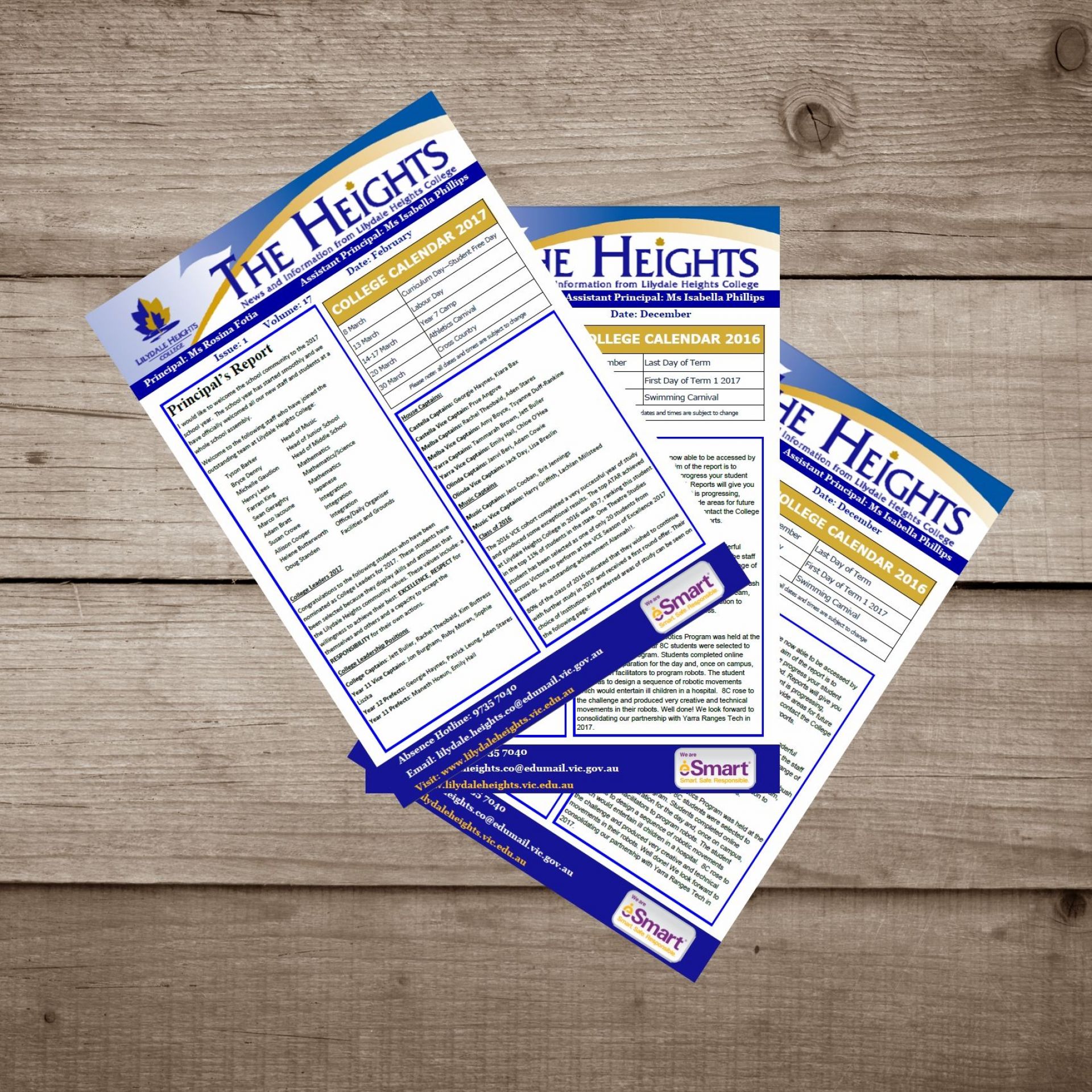 the heights college newsletter